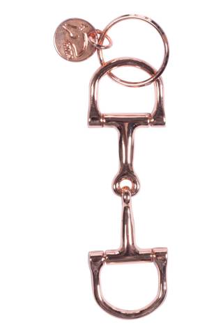 Porte-clés mors olive Rosegold - HKM - Métal haute résistance