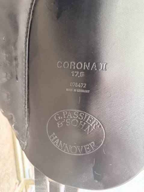 Selle dressage Passier modele corona 2 17,5 p