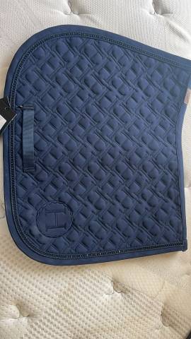 Tapis de selle harcour bleu marine
