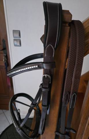 Bridon Jump In clencher taille cheval 