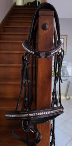 Bridon Jump In clencher taille cheval 