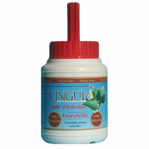 Huile entretien fourchette avec pinceau - Ungula Naturalis - 400ml