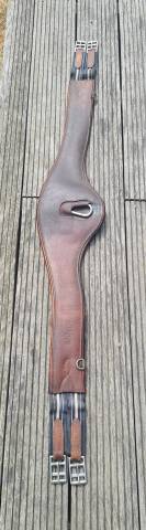 sangle anatomique Antarés en cuir marron taille 125cm 
