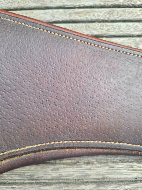 sangle anatomique Antar&eacute;s en cuir marron taille 125cm 