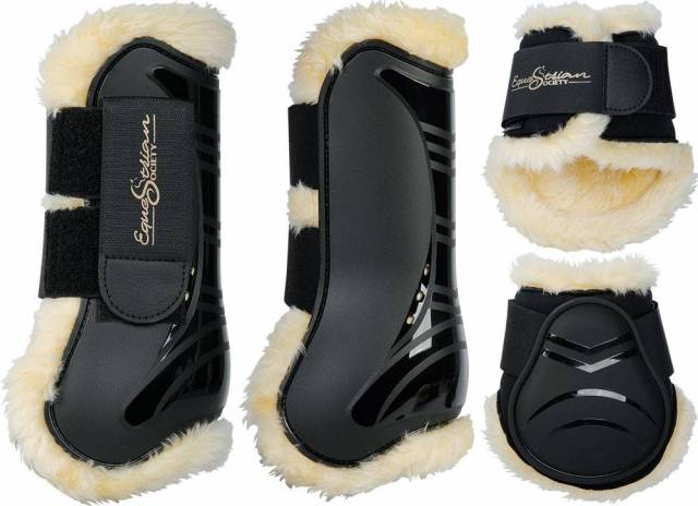 Gu&ecirc;tres et prot&egrave;ges-boulet doubl&eacute; mouton set WI21 - Harry's Horse - Protection m