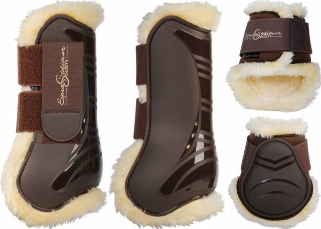Gu&ecirc;tres et prot&egrave;ges-boulet doubl&eacute; mouton set WI21 - Harry's Horse - Protection m