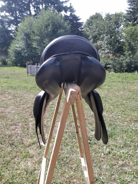 Selle mixte Roma VSD de chez Prestige 18' noire