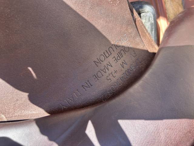 Selle &Eacute;quipe  mixte avec sangle et &eacute;trivi&egrave;res
