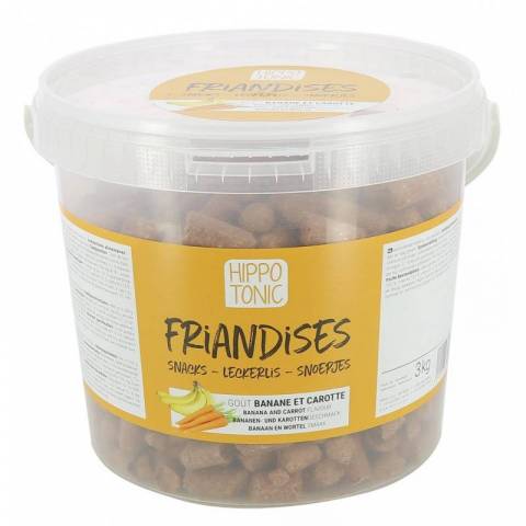 Friandises pour chevaux Banane et Carottes - HIPPOTONIC