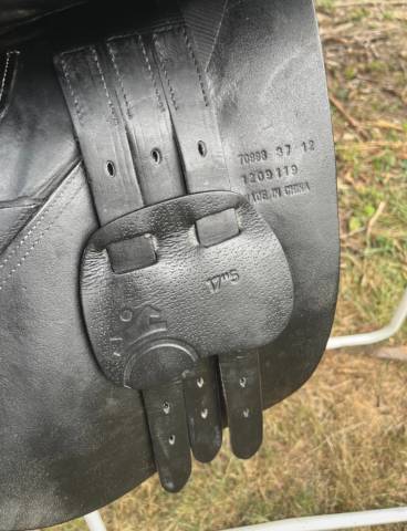 Selle fouganza mixte cuir 17&acute;5