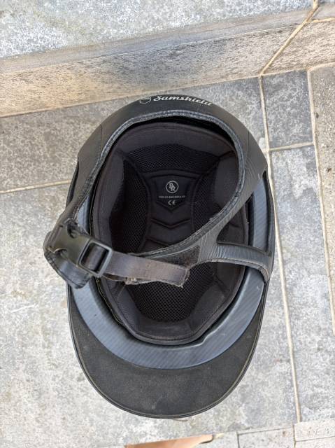 bombe d&rsquo;&eacute;quitation  samshield petite visi&egrave;re taille 55/58