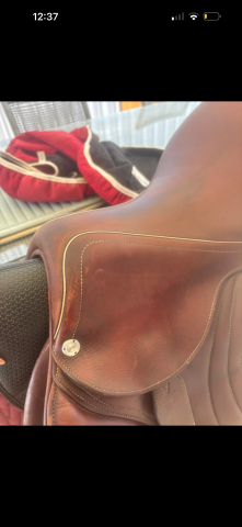 Selle cwd mademoiselle 2 gs liserée rouge 