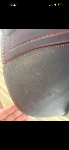 Selle cwd mademoiselle 2 gs liser&eacute;e rouge 