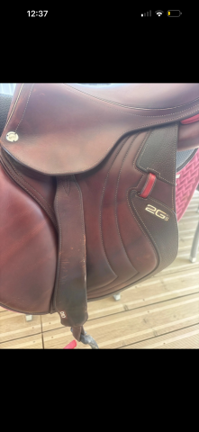 Selle cwd mademoiselle 2 gs liser&eacute;e rouge 