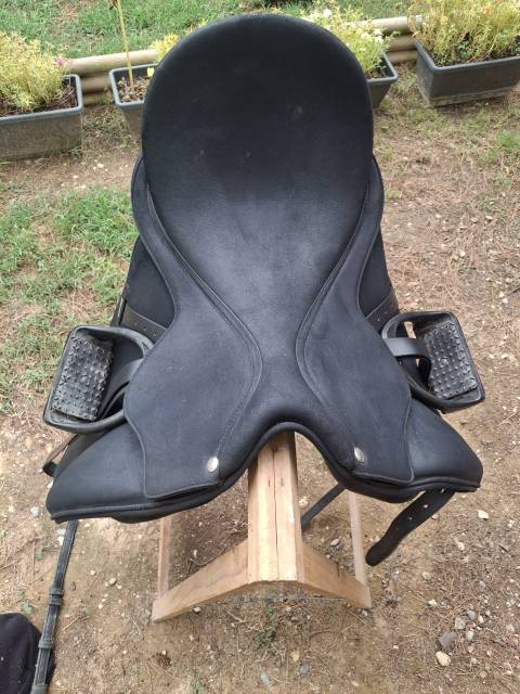 Selle de dressa Wintec Isabell Werth 17 pouces &eacute;quip&eacute;e 