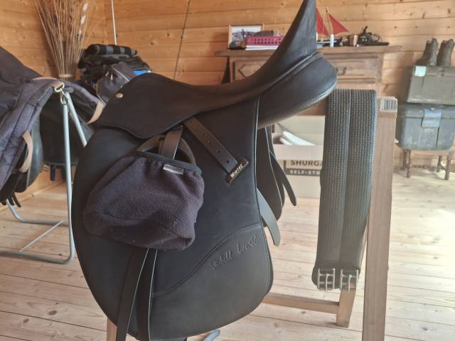 Selle de dressa Wintec Isabell Werth 17 pouces &eacute;quip&eacute;e 