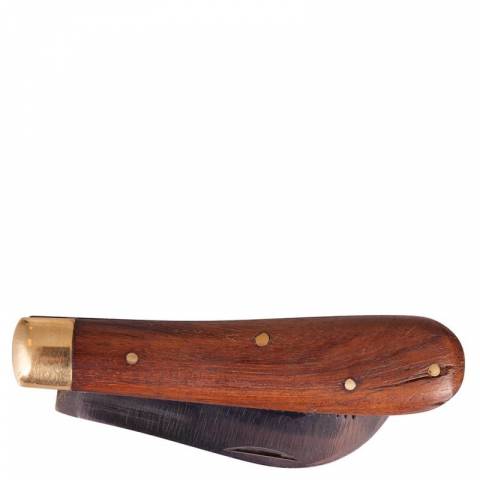 Couteau coupe crini&egrave;re - BR - Manche en bois