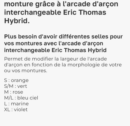 Selle Eric Thomas mixte Hybrid 