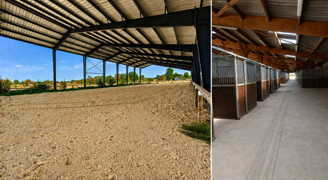 Rare villereal 47 - centre equestre 20 ha - 2 logements