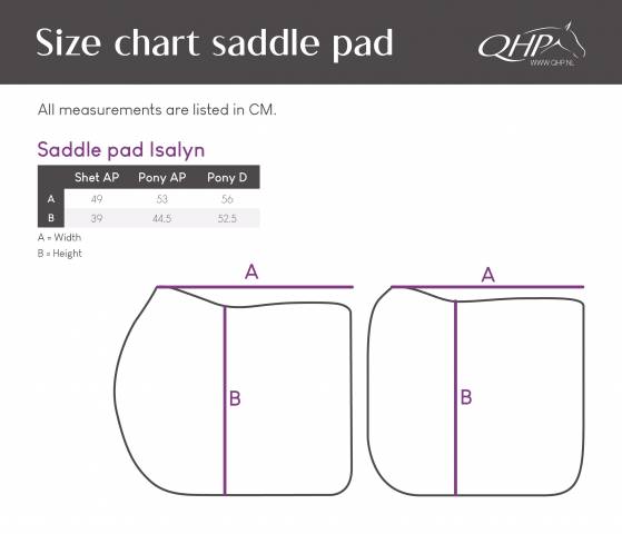 Tapis de selle anatomique Livora - QHP - Matelassage en n&oelig;uds