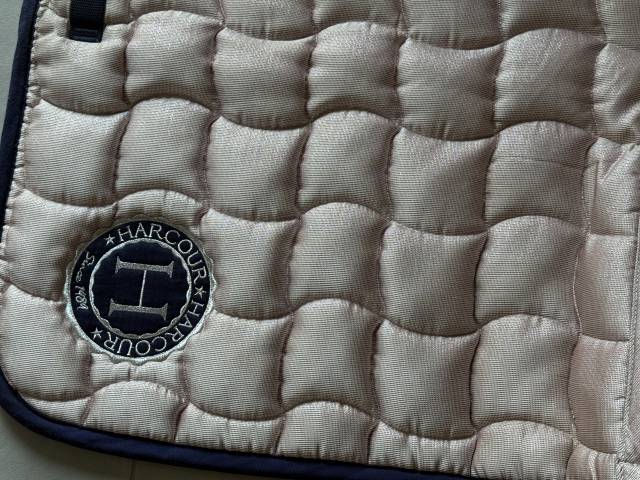 Tapis de selle Harcour Karlito Rider Rose paillet&eacute; 