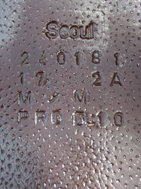 Selle Forestier Seoul Doubl&eacute;e Veau 17' Superbe &eacute;tat 