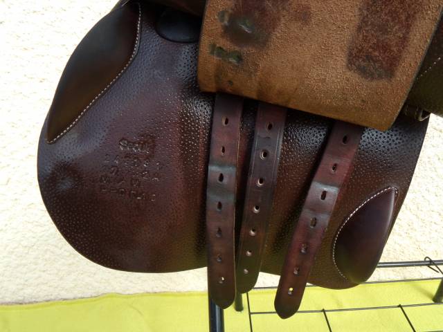 Selle Forestier Seoul Doubl&eacute;e Veau 17' Superbe &eacute;tat 