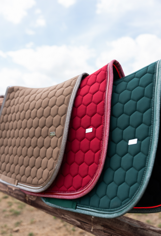 Tapis de selle Atlas mixte Brownie - GEM - Strass et paillettes