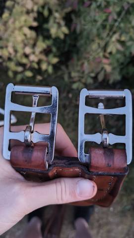 Sangle 135 cuir marron 