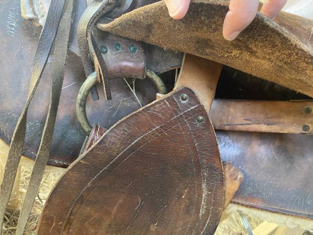 Selle western taille cob 
