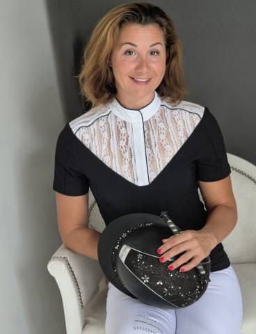 Polo de concours Pr&eacute;cieuse - La Cavalerie - Dentelle italienne