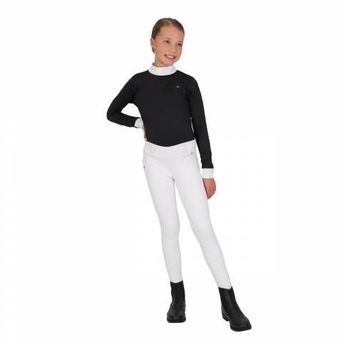Polo de concours manches longues Amilara - QHP - Tissu technique extensible