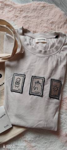 Ensemble Mut&eacute;moi - Tee-shirt  Le bonheur et sac &agrave; carottes
