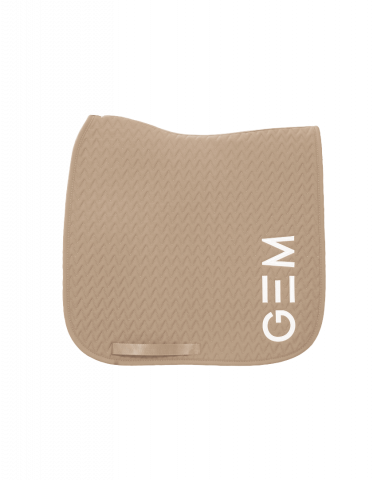 Tapis de selle TEN Latte Dressage - GEM - Matelassage en V