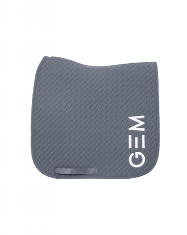 Tapis de selle TEN Smoke Dressage - GEM - Matelassage en V