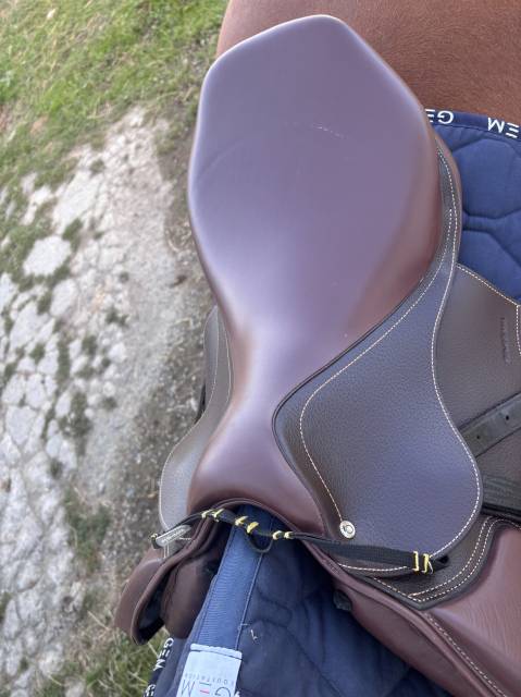 selle fouganza romeo cuir marron 