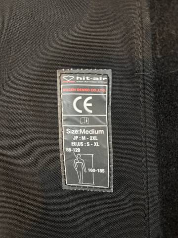 GILET HIT AIR LEGER 2 noir Taille M