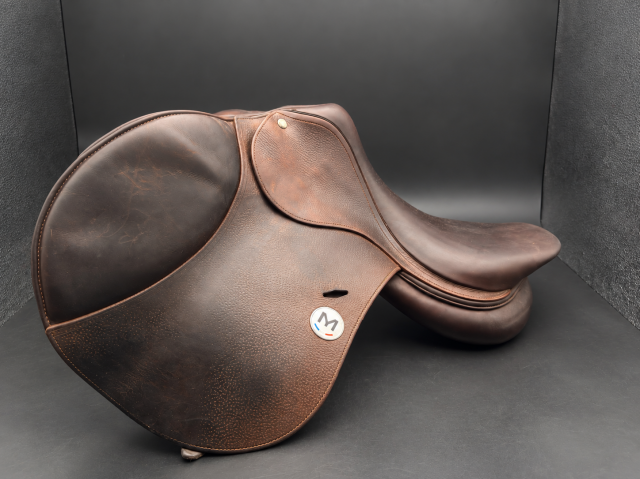Selle Meyer Selles France en cuir marron &ndash; 18 pouces 