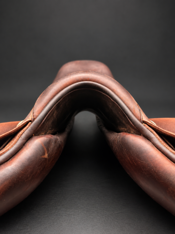 Selle Meyer Selles France en cuir marron &ndash; 18 pouces 