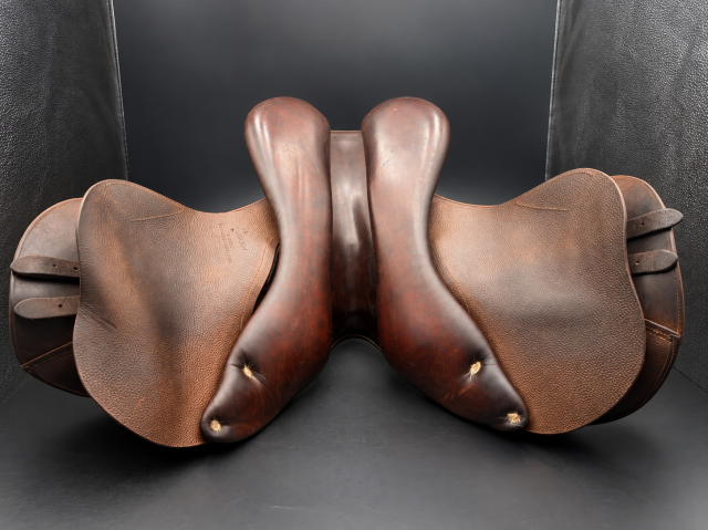 Selle Meyer Selles France en cuir marron &ndash; 18 pouces 