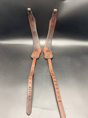 &Eacute;trivi&egrave;res CWD en cuir marron &ndash; Taille M &ndash; Paire