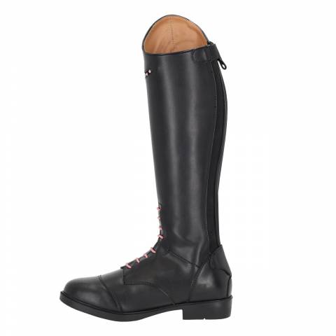 Bottes d'&eacute;quitation Lucky Start Junior - QHP - Strass roses
