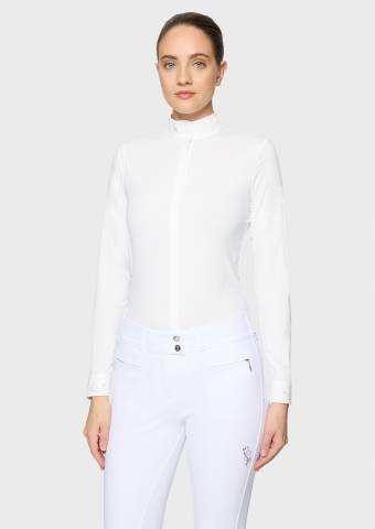 Polo de concours Aline Floral - Samshield - High stretch, anti-UV