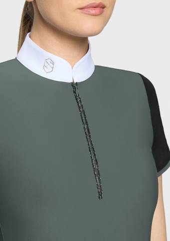 Polo de concours Aliosha manches courtes - Samshield - Tissu respirant