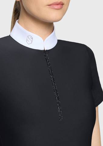 Polo de concours Aliosha manches courtes - Samshield - Tissu respirant