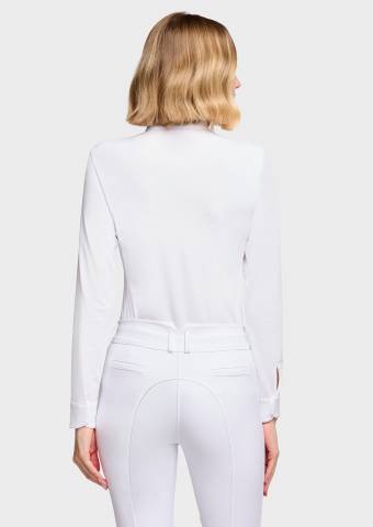 Polo de concours manches longues Olivia - Samshield - Tissu high-stretch