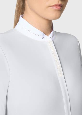 Polo de concours manches longues Olivia - Samshield - Tissu high-stretch