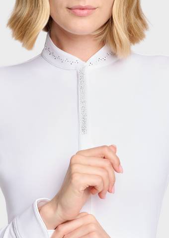 Polo de concours manches longues Olivia - Samshield - Tissu high-stretch