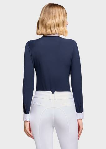 Polo de concours manches longues Olivia - Samshield - Tissu high-stretch