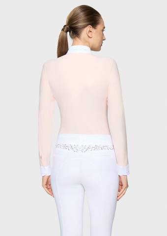 Polo de concours manches longues Olivia - Samshield - Tissu high-stretch